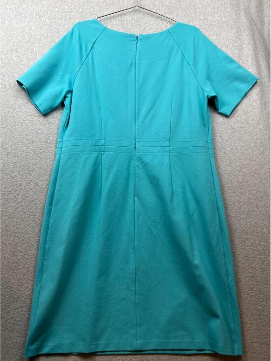 Talbots Womens Shift Midi Dress Size 14 W Casual Career Office Work Minimalist - Picture 2 of 10